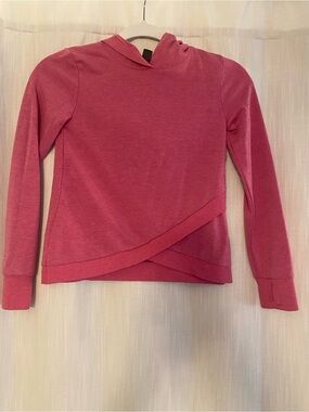 Eddie Bauer Rose Pink Hooded Long-Sleeve Top
